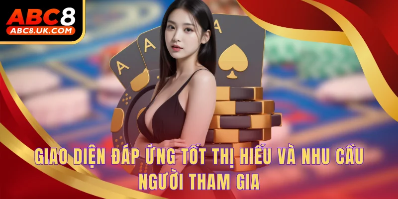 Giới Thiệu ABC8 - Nền Tảng Cá Cược Số 1 Của Việt Nam 2 Giao diện đáp ứng tốt thị hiếu và nhu cầu người tham gia
